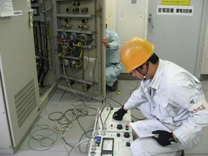 高圧受電設備の点検